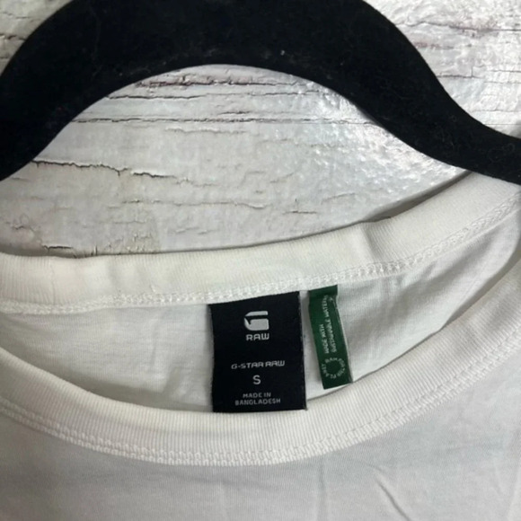 G - Star Raw men's T-shirt white size small - Picture 4 of 8